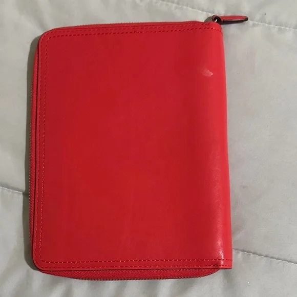 Coach Vibrant Red Zip Wallet - Picture 2 of 6